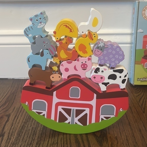 Balance Wooden Barnyard Playset Game - Picture 8 of 12